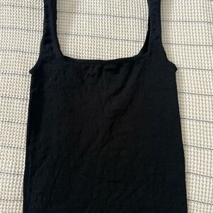 Free People Intimately Classic Black Tank Top
